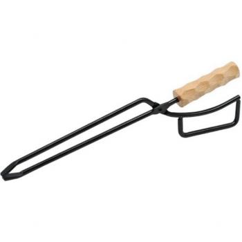 Fireplace Tongs with Wooden Grip