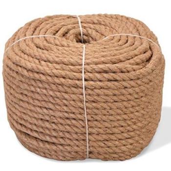 VidaXL Jute Rope, 100% Natural, 12 mm, 100 m