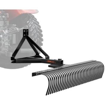 Râteau de chaume pour tracteur et ferme 1830 mm – Catégorie 1 – 3 points – Accessoires