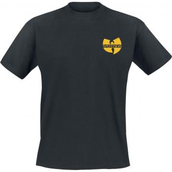Wu-Tang Clan Männer-Black-Logo T-Shirt – Schwarz – Größe S, Lizenziertes Merchandise!