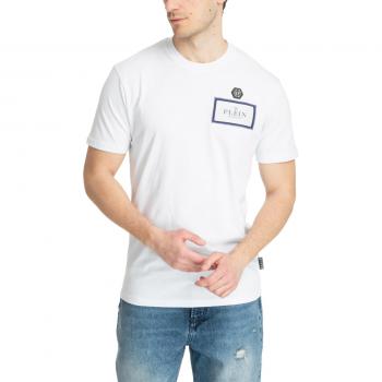 T-Shirt Bianca Collo Rotondo Philipp Plein