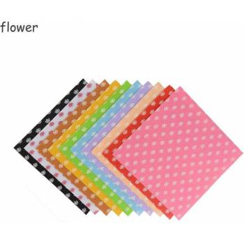 Tissu de bricolage 15x15cm, 1mm d'épaisseur, Polyester