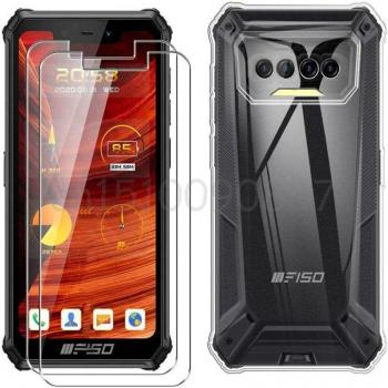 3-in-1 Protective Case with Tempered Glass for Oukitel Bison III F150 R2022