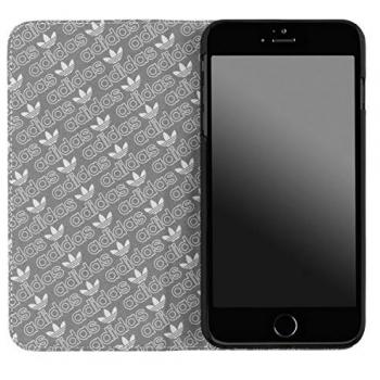 Adidas 005548 Schutzhülle für Apple iPhone 6/6S Plus (Original-Booklet) – Weiß/Silber