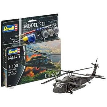 Hubschrauber‑Modell 1:100 UH‑60A – Revell 64984 Set
