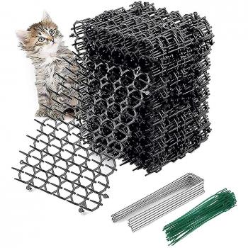 Barrière de jardin répulsive pour chats à épineux