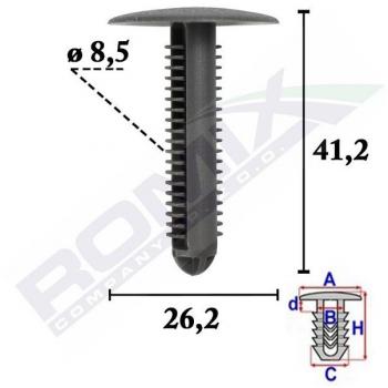 ROMIX C70608 Clip für Zier