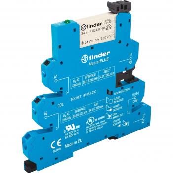 Finder 10× Relais – Elektromechanisch, 125 VAC/DC