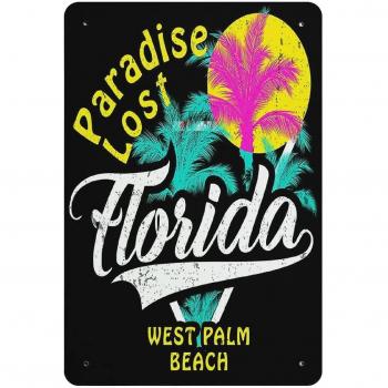 Enseigne en Étain Florida