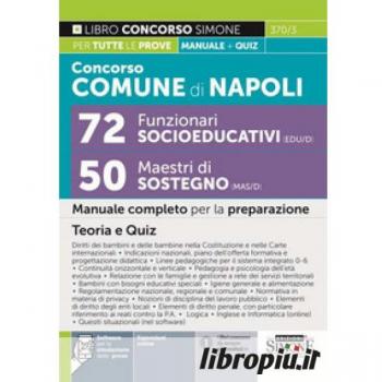 Concorso comune di Napoli 72 funzionari socioeducativo (EDU/D)-50...
