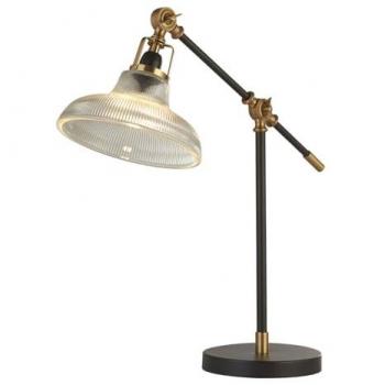 Berwick Black & Gold Table Lamp E14 Bulb