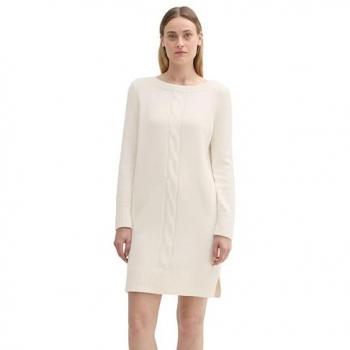 TOM TAILOR Strickkleid mit Zopfmuster für Damen