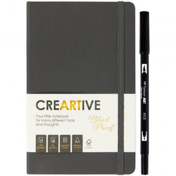 Bullet Journal Dots 96 blad 90g Creartive svart A5