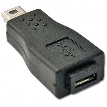 Lindy USB Converter: Micro‑B Female → Mini‑B Male
