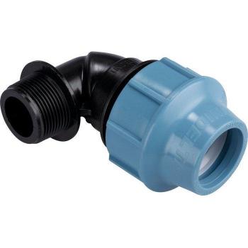 Codo de Roscado PN16 40 mm – Longitud 1 1/4 m – Macho