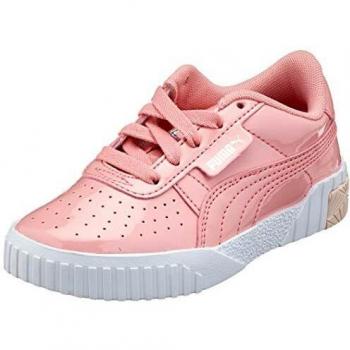 PUMA Cali Patent PS, Zapatillas para Niñas, Color Peony White 03