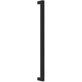 Poignées de meuble 10 pcs noir 320 mm acier inoxydable