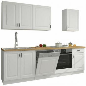 Cucina Retro Bianco con LED