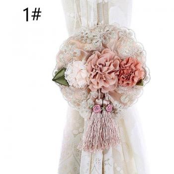 Flower Design Curtain Tie Backs