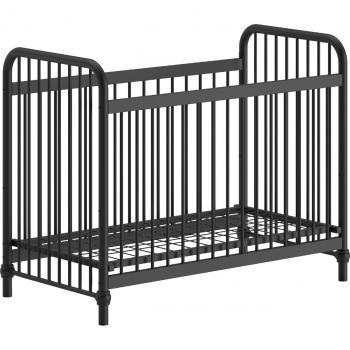 Cuna 60x120 cm Bronxx Negro Mate de Jaxx