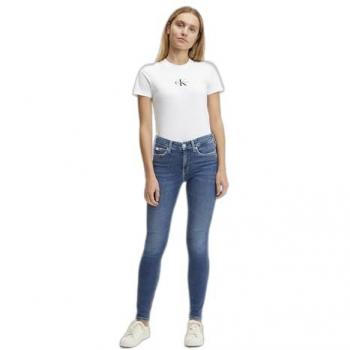 Jeans Calvin Klein para mujer. Skinny de tiro medio en azul