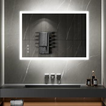 Miroir LED tactile Saniverre 70 x 100 cm antibuée