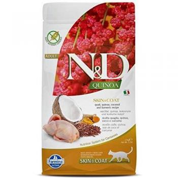 FARMINA N&D Gato Codorniz y Quinoa Sin Granos 1,5 Kg