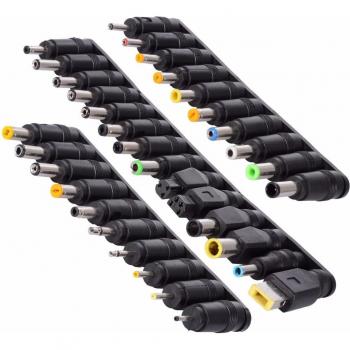 Set de 34 Conectores DC para Lenovo, Toshiba, Dell, HP y Asus