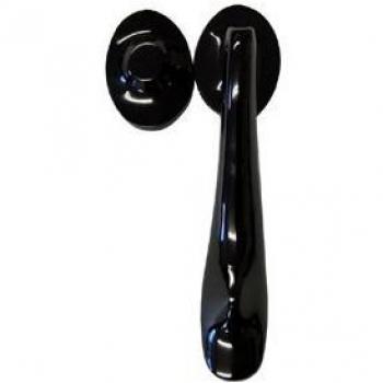 Long Handle Door Knocker in Black Nickel