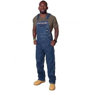 American Stonewash Berne Dungarees Mens Bib
