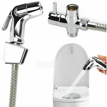 Gem‑Coated Shower Hose Adapter