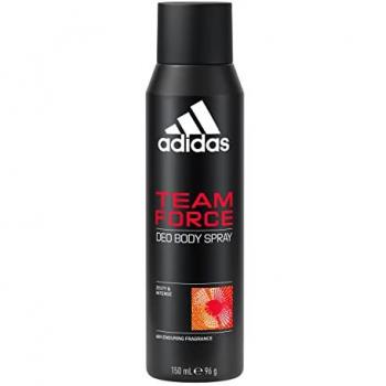 Adidas TeamForce 6‑Pack Zesty & Intense Body Spray – 150 mL each