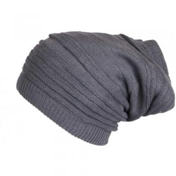 Bonnet Femme Rasta Long Gris en Laine Jaïca