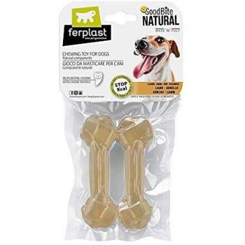 Juguete Hueso Ferplast Goodbite Natural para Perros, Sabor Cordero