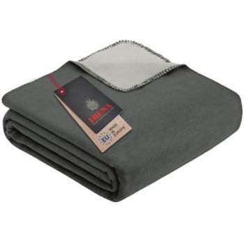 Wohndecke IBENA Jacquard Decke Dublin, silber