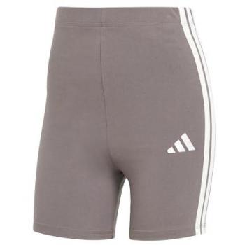 Cuissard taille haute femme adidas Essentials 3-Stripes gris