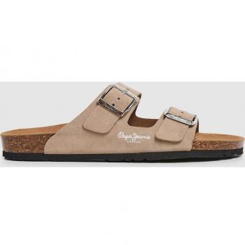Sandalias Pepe Jeans Oban Suede Beige