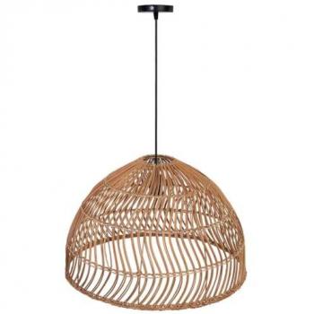 Lámpara de Techo Rattán Tono Natural Diametro 50cm Altura 32cm