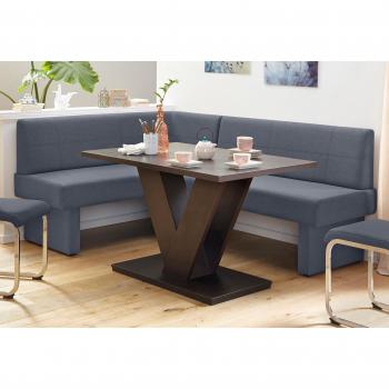 Eckbank HOME AFFAIRE Sitzbank grau (dunkelgrau) B/H/T: 202 cm x 89 cm x 152 cm