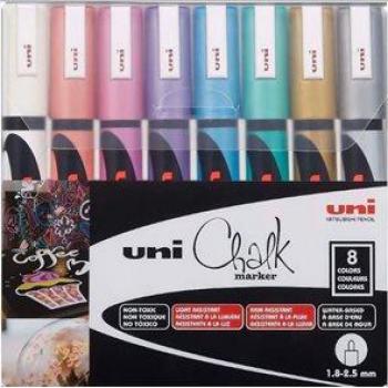 Uni-ball Kreidemarker PWE-5M, farbsortiert, 1,0