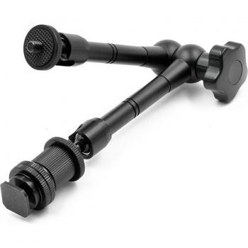 Friction Articulating Magic Arm with Super Clamp for LCD Monitor