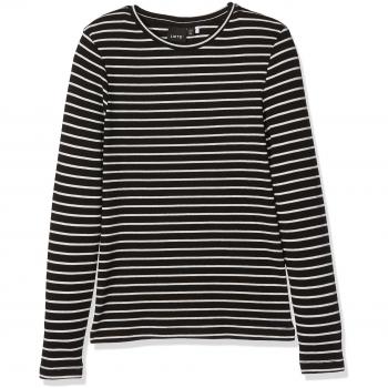 Nitoxana Top Larga para Niñas, Color Negro, Talla 152