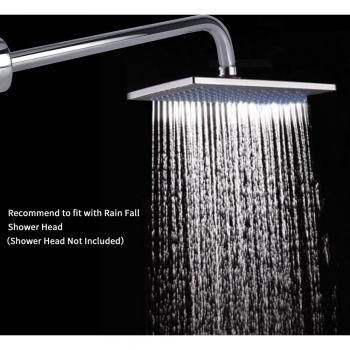 Stainless Steel L-Shaped Shower Arm Extension for Rainfall Shower Head
