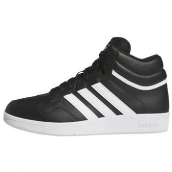 Adidas Sneaker Hoops 4.0 Mid – Schwarz & Weiß, 44 Schnürschuh
