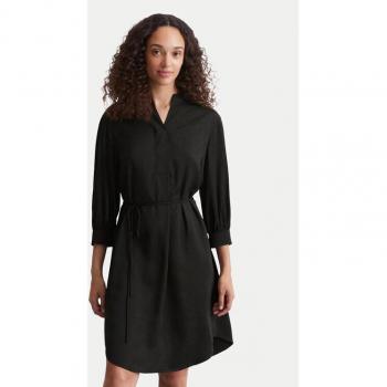 Marc O'Polo Casual Hemdblusenkleid Schwarz 36