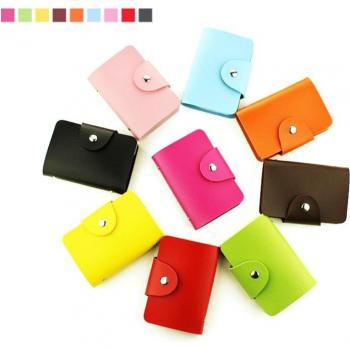 Kawaii Business Card Holder with 24 Pockets
