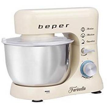 Robot Pâtissier Beper BP.200 4.5L 1000W Acier Inoxydable