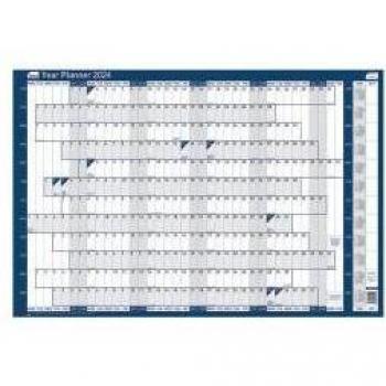 Sasco Original Year Wall Planner 2024 Mounted W915 x H610mm