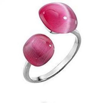 Anillo Morellato Gemma en plata 925 con piedras cat eye