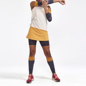 Gonna-Short donna Craft Pro Trail 2 in 1 nera
